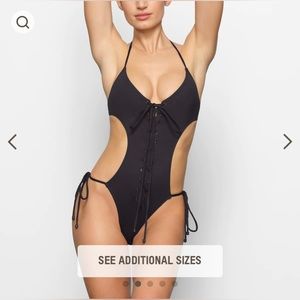 Skims Swim Lace Up Monokini